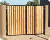 Decorative Custom Wood Gate