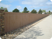 Professionally installed HOA Fence