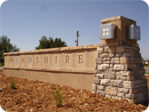 Monument Installation at a New Subdivision