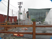 Rent A Fence at an empty lot