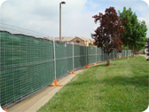 Covered Temporary Rent A Fence