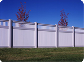 Residential PVC Fence