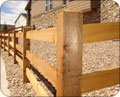 Larkspur, Colorado Split Rail Fence Installation